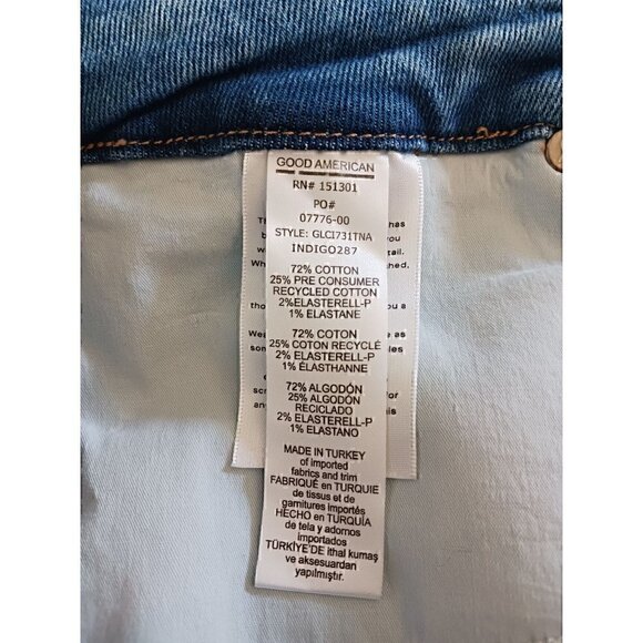 Good American by Khloé Kardashian Womens Style GLC1731TNA Jeans/NWT, Size 15 - Picture 8 of 8